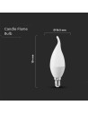 V-tac LED Крушка - 4W E14 Кендъл Пламък 2700K 214164 - 5