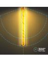 V-tac LED Крушка - 5W T30 E27 Filament Amber Покритие 2200K 217142 - 4