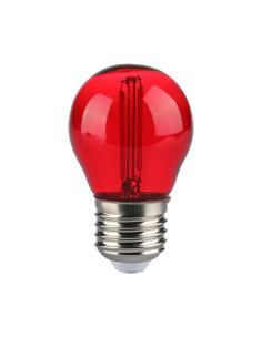 V-tac LED Крушка - 2W Filament E27 G45 Червена 217413 - Цена | LEDs4economy