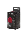 V-tac LED Крушка - 2W Filament E27 G45 Червена 217413 - 6