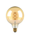 V-tac LED Крушка - 4.8W Filament E27 G125 Амбър 1800К 217216