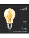 V-tac LED Крушка - 12W Filament E27 A60 Амбър 2200К 217457 - 4