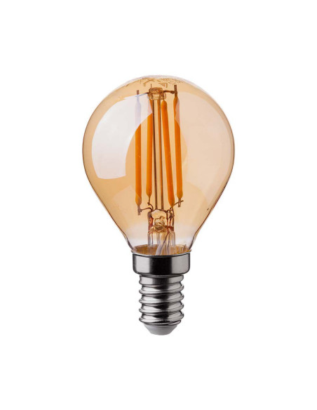 V-TAC LED Крушка 4W Filament E14 P45 Амбър 2200К - 214499 | 