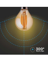 V-tac LED Крушка - 4W Filament E14 P45 Амбър 2200К 214499 - 6