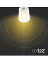 V-tac LED Крушка - 2W Filament E14 ST26 3000K 214444 - 5