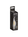 V-tac LED Крушка - 4W Filament E14 Кендъл Пламък 3000K 214302 - 3