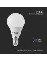 V-tac LED Крушка - 4.5W E14 P45 4000K 6Бр/Сет 212734 - 5