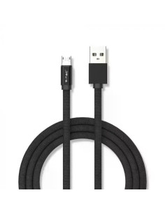 V-TAC 1м. Микро USB Кабел Черен Серия "Ruby" - 8494 - Цена | LEDs4economy