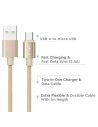 V-TAC 1м. Микро USB Кабел Злато Серия "Platinum" - 8490 - 4