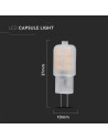 LED Крушка - SAMSUNG ЧИП 1.1W G4 6400K - 5