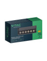 V-TAC 5W LED Магнитен Линеен Спот Регулируем 4000K Черно Тяло - 10257 - 9