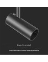 V-TAC 20W LED Магнитен Осветител Прожектор 4000K Черно Тяло - 10254 - 7