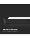 V-TAC 22W LED Магнитен Линеен Осветител 3000K Черно Тяло - 10249 - 7