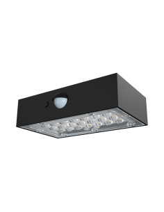 V-TAC 3W LED Соларна Стенна Лампа със Сензор 4000K+3000K Черна - 10305 - Цена | LEDs4economy