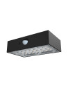 V-TAC 3W LED Соларна Стенна Лампа със Сензор 4000K+3000K Черна - 10305
