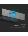 V-TAC 3W LED Соларна Стенна Лампа със Сензор 4000K+3000K Черна - 10305 - 4