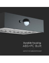 V-TAC 3W LED Соларна Стенна Лампа със Сензор 4000K+3000K Черна - 10305 - 16