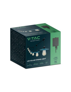 V-TAC 3W Соларна Поредица 15бр. LED Крушки 15м - 23034 - Цена | LEDs4economy 2