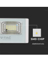 V-TAC 12W LED Соларен Прожектор 4000К Бяло Тяло - 23018 - 2
