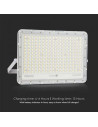 V-TAC 30W LED Соларен Прожектор 6400K Сменяема Батерия Бяло Тяло - 7847 - 10