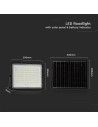 V-TAC 20W LED Соларен Прожектор 6400K Сменяема Батерия Черно Тяло - 7827 - 4