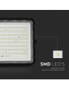 V-TAC 20W LED Соларен Прожектор 6400K Сменяема Батерия Черно Тяло - 7827 - 5