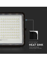V-TAC 20W LED Соларен Прожектор 6400K Сменяема Батерия Черно Тяло - 7827 - 6