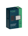 V-TAC 15W LED Соларен Прожектор 6400K Сменяема Батерия Черно Тяло - 7825 - 2