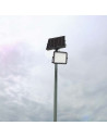 V-TAC 10W LED Соларен Прожектор 6400K Сменяема Батерия Черно Тяло - 7823 - 10