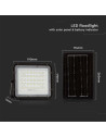 V-TAC 6W LED Соларен Прожектор 6400K Сменяема Батерия Черно Тяло - 7821 - 4