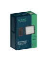 V-TAC 6W LED Соларен Прожектор 4000K Сменяема Батерия Черно Тяло - 7822 - 3
