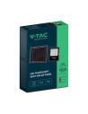 V-TAC 12W LED Соларен Прожектор 4000К - 6967 - 9