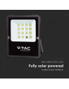V-TAC 12W LED Соларен Прожектор 6400К - 6966 - 4