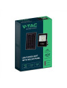 V-TAC 6W LED Соларен Прожектор 6400К - 6964 - 9