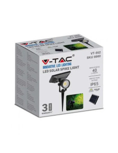 V-TAC 2W LED Соларно Колче IP65 3000K - 6660 - Цена | LEDs4economy 2