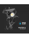 V-TAC 2W LED Соларно Колче IP65 3000K - 6660 - 6