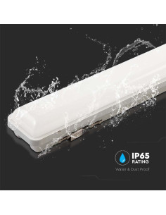 V-TAC LED Влагозащитено Тяло Солар 1200mm 18W 3 в 1 Дистанционно Сензор IP65 - 6500 - Цена | LEDs4economy 2
