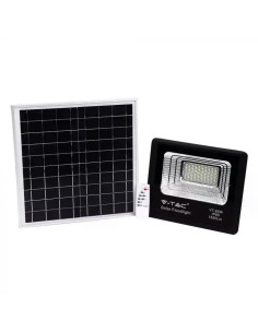 V-TAC 20W LED Прожектор с Фотоволтаичен Панел 6000K - 94010 - Цена | LEDs4economy