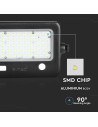 V-TAC 10W LED Прожектор Соларен Двулицев Черно Тяло 4000K - 8674 - 4
