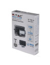 V-TAC 10W LED Прожектор Соларен Двулицев Черно Тяло 4000K - 8674 - 5