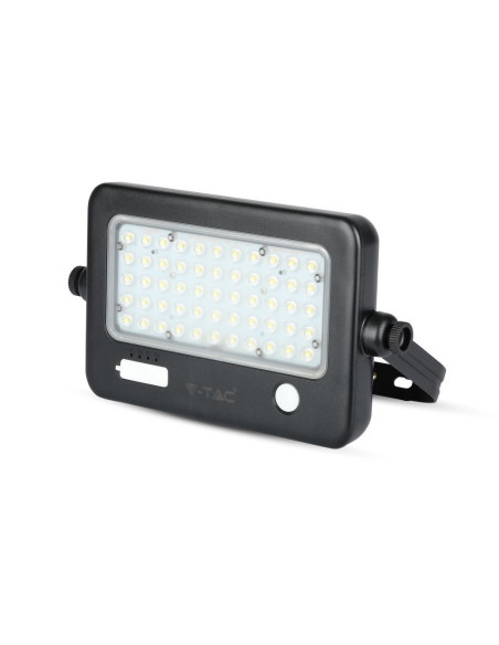 V-TAC 10W LED Прожектор Соларен Двулицев Черно Тяло 4000K - 8674