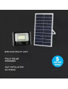 V-TAC 35W LED Прожектор с Фотоволтаичен Панел 4000K - 8576 - 3