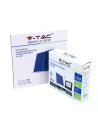 V-TAC 20W LED Соларен Прожектор 4000К Черно Тяло - 8575 - 3