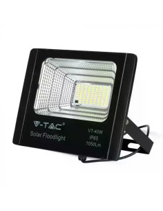 V-TAC 16W LED Прожектор с Фотоволтаичен Панел 4000K - 8574 - Цена | LEDs4economy 2