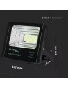 V-TAC 16W LED Прожектор с Фотоволтаичен Панел 4000K - 8574 - 5