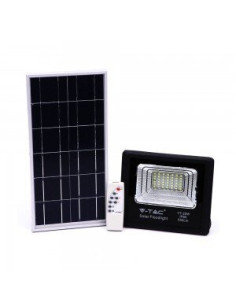 V-TAC 12W LED Прожектор с Фотоволтаичен Панел 4000K - 8573 - Цена | LEDs4economy
