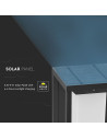 V-TAC 1W Соларна Стенна Табела SAMSUNG Чип Сива 3000K - 784 - 8