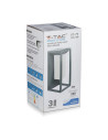 V-TAC 1W Соларна Стенна Табела SAMSUNG Чип Сива 3000K - 784 - 9