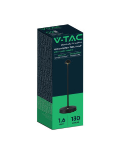 V-TAC 3W Led Настолна Лампа Черна 3000-6500 - 10328 - Цена | LEDs4economy 2