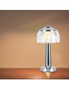 V-TAC LED Настолна Лампа 1800mAH Батерия 13.5x26.5 Хром 3000-6500 - 7939 - 2